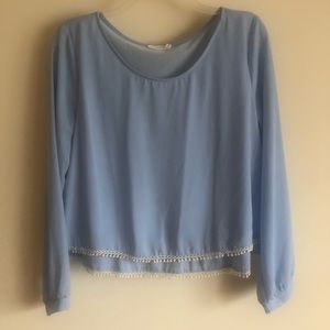Soft Blue blouse